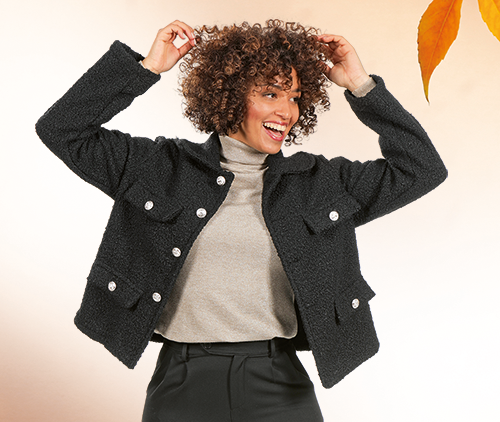  PULL COL ROULÉ MAILLE LUREX code EAN 5591137 