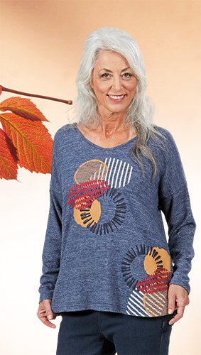 TUNIQUE COL V ASPECT CHINÉ 5597878 