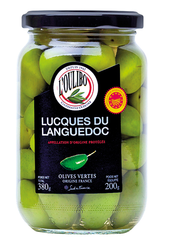 L’OULIBO OLIVES AOP LUCQUES DU LANGUEDOC code EAN 5599854 