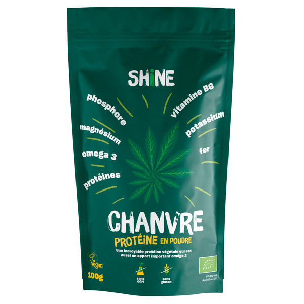 Protéine de Chanvre Bio en poudre