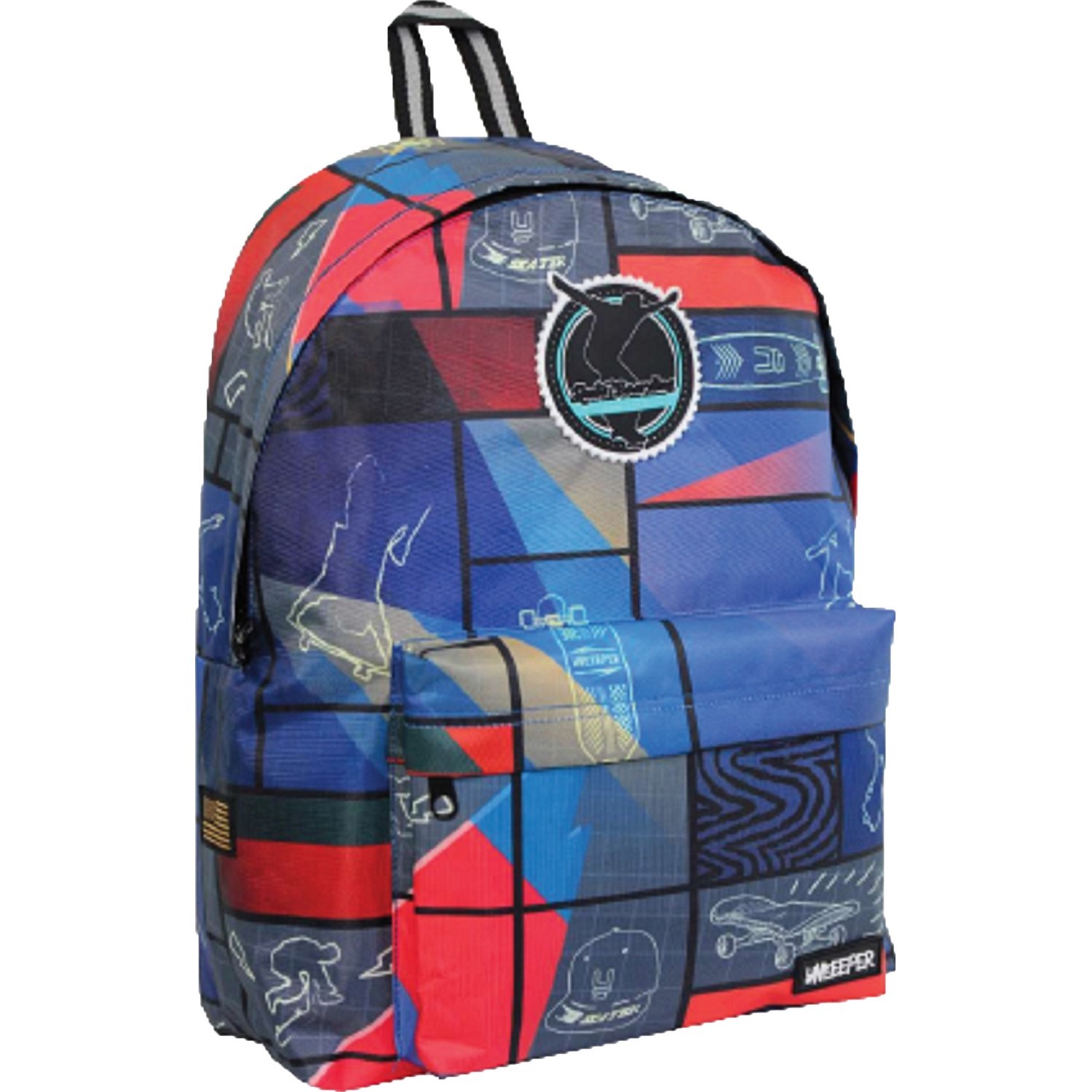 Sac à dos 1 compartiment bleu UNKEEPER