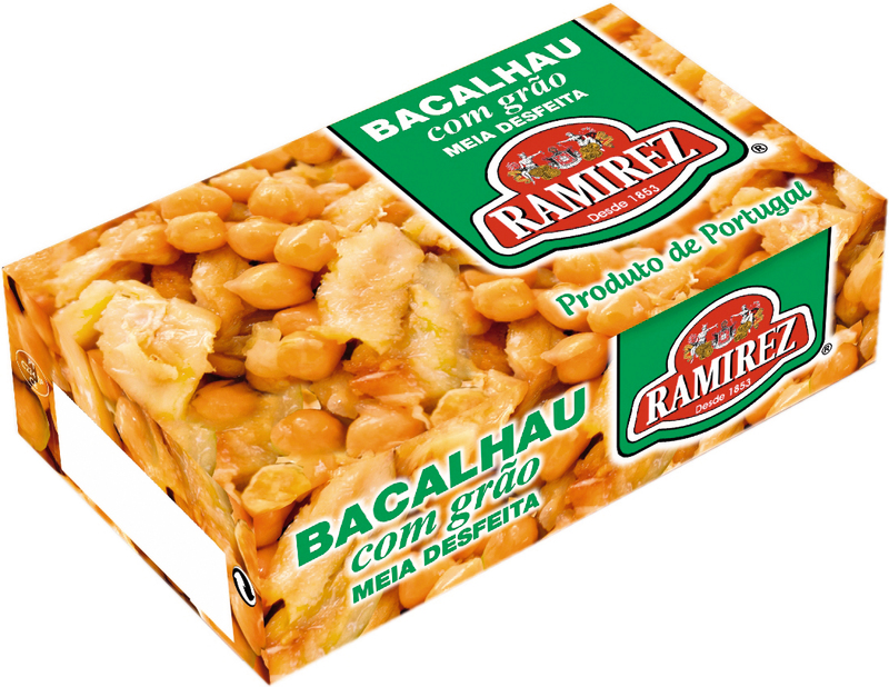 RAMIREZ MORUE ET POIS CHICHE À L'HUILE D'OLIVE EXTRA VIERGE RAMIREZ code EAN 5601010291010 