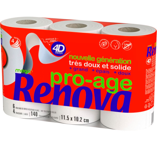  Papier Hygienique Magic4D Pro Age Renova code EAN 5601028032209 