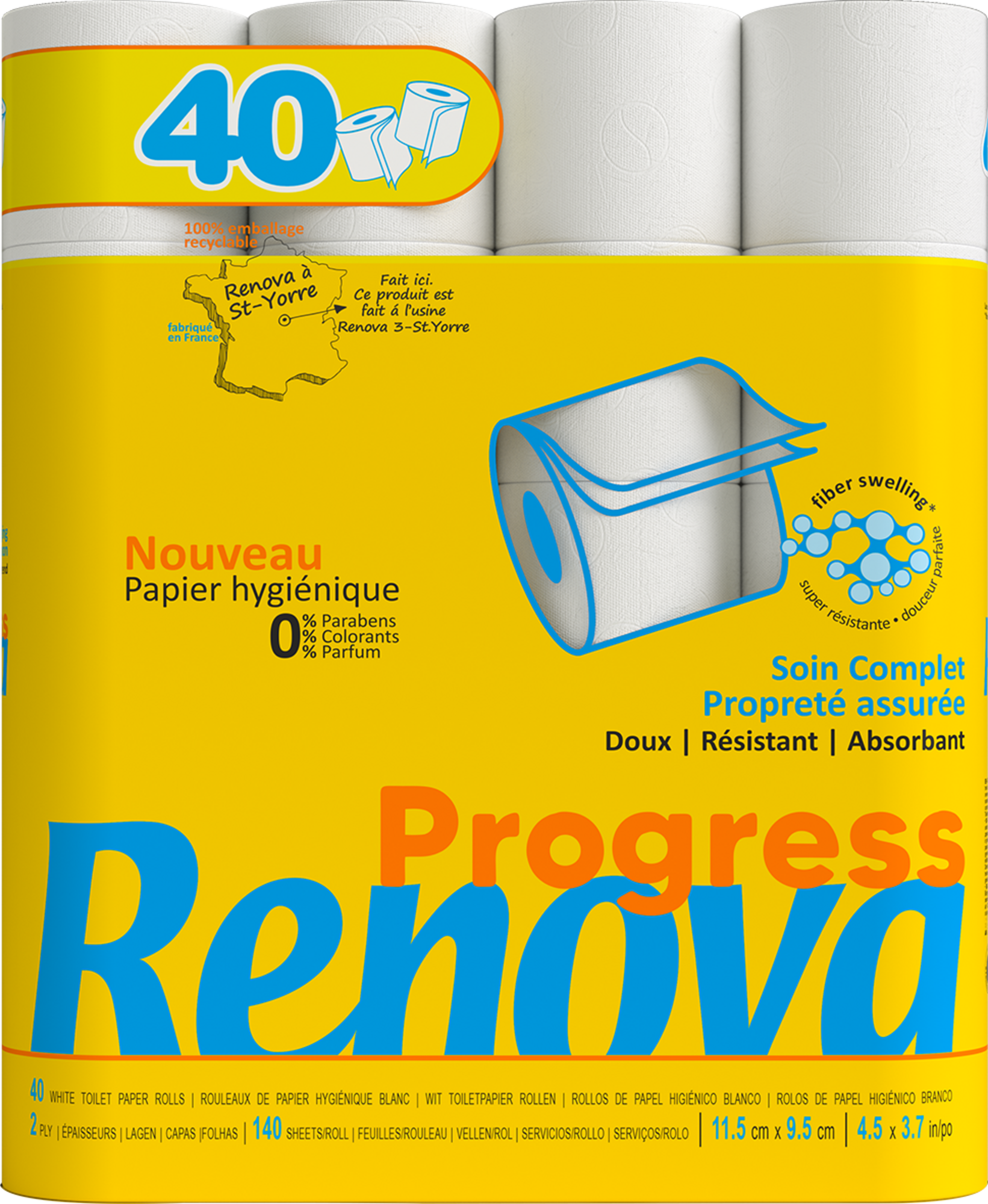 RENOVA PAPIER HYGIÈNIQUE code EAN 5601028032346 