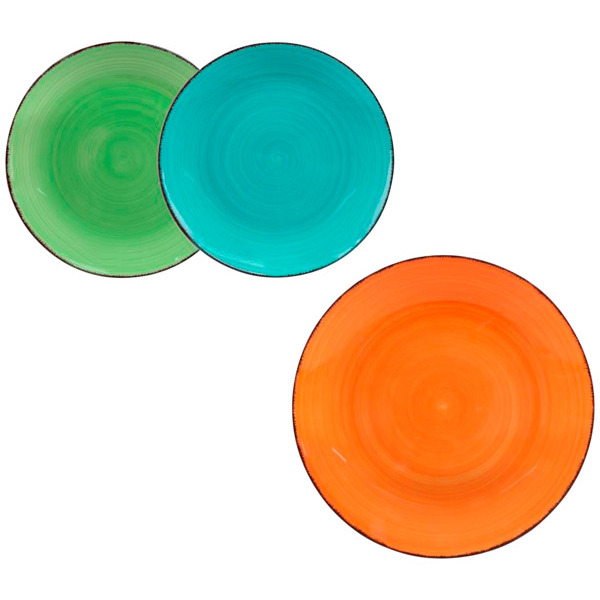  Assiette Ceramique Couleur 19Cm code EAN 5602029295877 