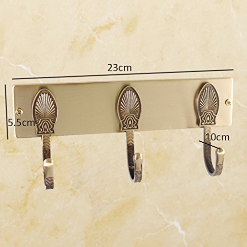 Crochet All-cuivre Antique vêtements suspendus ...