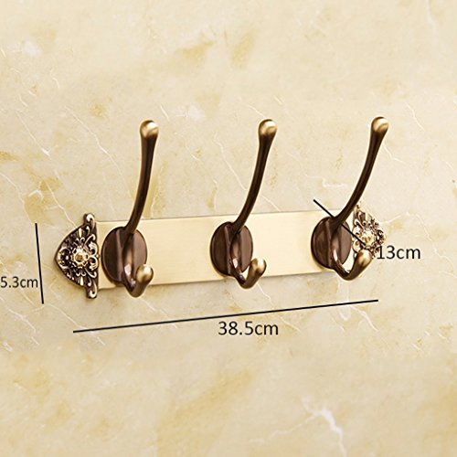 Crochet All-cuivre Antique vêtements suspendus ...