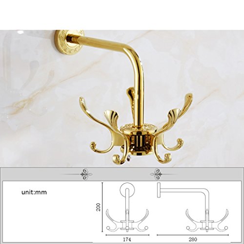 SYCGLL Crochets Crochets suspendus Crochets Crochets Crochets Crochets Crochets de toilette ( couleur : G ) code EAN 5603764067088 