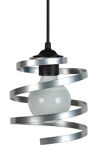 11537 suspension karol acier 100 w e27 aluminium