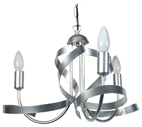 20115 lustre monaco fer 60 w e14 aluminium