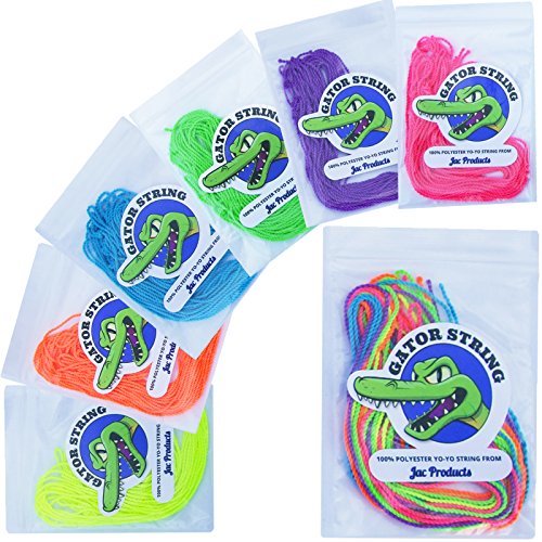Jac Products Gator String Gator Cordes Cordons de remplacement pour YoYo (6 Cordes) (bleu) 5695371543123 (5695371543123)