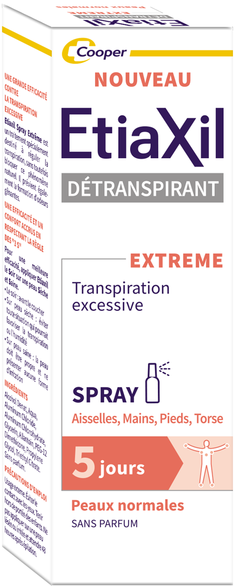 DÉTRANSPIRANT EXTRÊME 5 JOURS