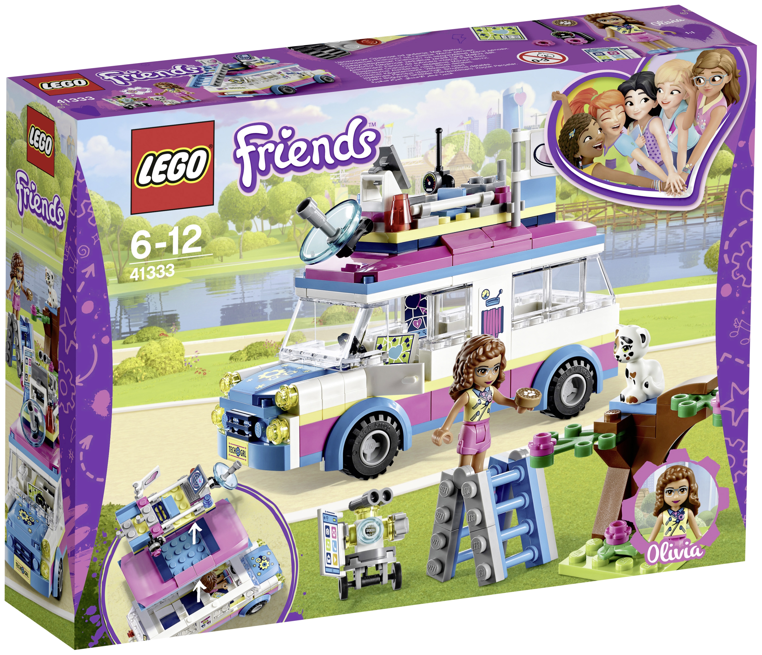 Le véhicule de mission d'Olivia Lego Friends