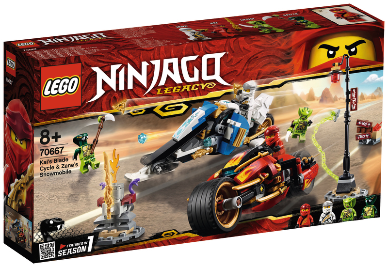 LA MOTO DE KAI ET LE SCOOTER DES NEIGES DE ZANE...