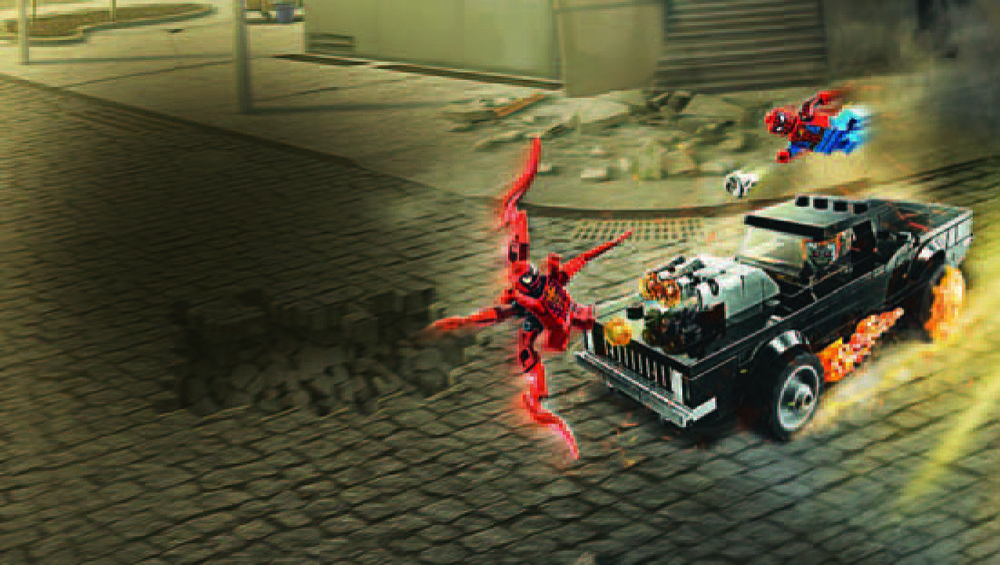 SPIDER-MAN ET GHOST RIDER CONTRE CARNAGE “LEGO”