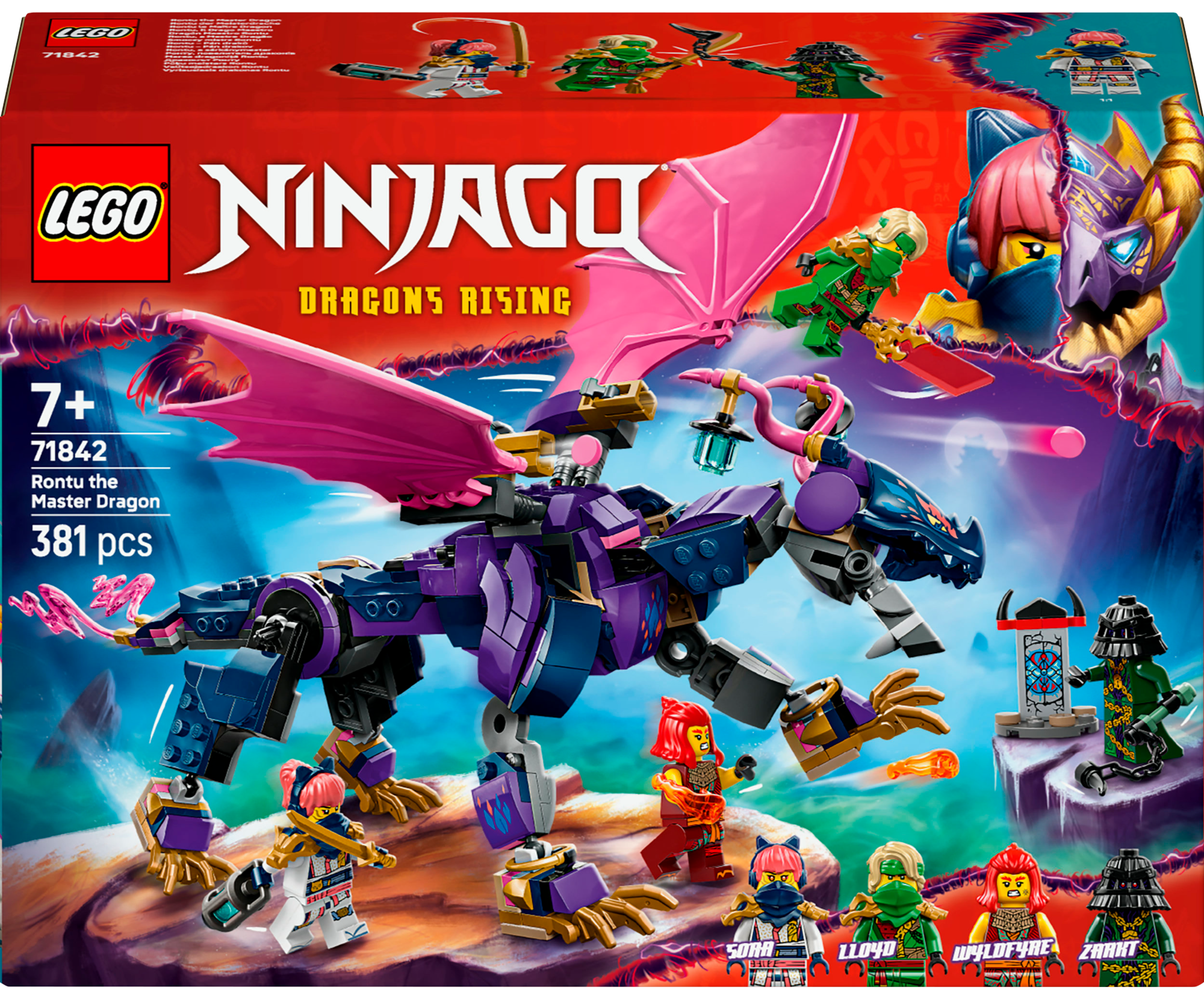 LEGO 1. RONTU LE Maître DRAGON
2. LE VILLAGE DE LA TEMPête draconique code EAN 5702017815756 