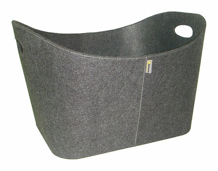 ADURO Panier à bûches en feutre gris