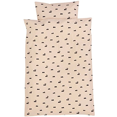 Rabbit bedding - rose - junior - 100 x 140 cm