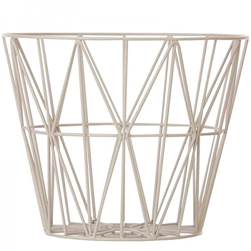 Panière Wire Basket - Large Gris