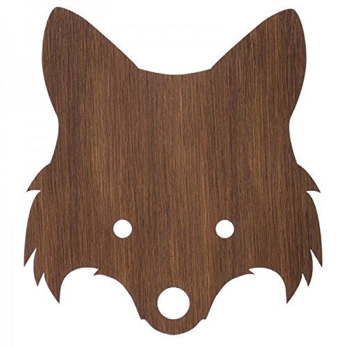 Fox lamp smoked oak