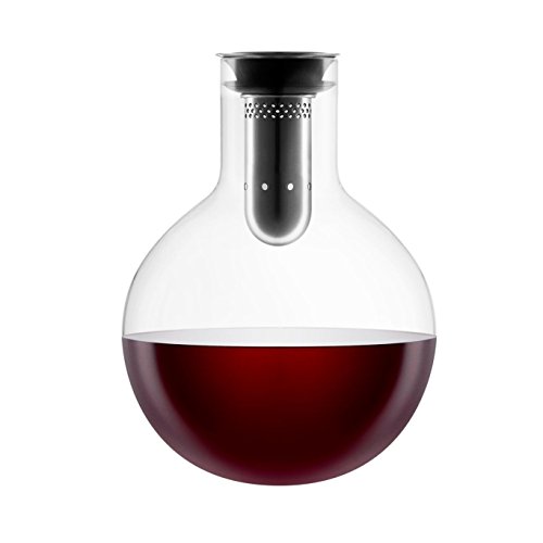 Eva Solo Carafe à décanter avec passoire, carafe à vin, carafe en verre, verre/inox/silicone, 0.75 l, 567474 code EAN 5706631061919 