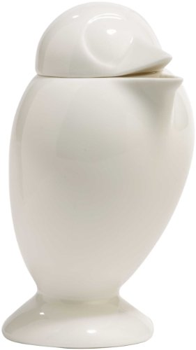 Po Selected Pot à crème "oiseau" porcelaine blanc 7,2 x 9 x 13 cm code EAN 5707112007099 