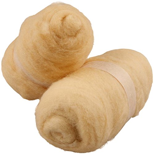 Laine cardée, chair, 2x100gr