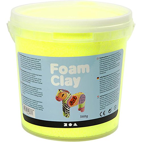 Foam Clay , jaune néon, 560gr code EAN 5707167246337 