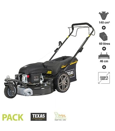 Tondeuse Thermique Tractée 139 Cc 3 Roues Coupe...