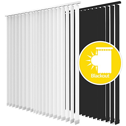 - store à lamelles verticales - blackout - opaq...