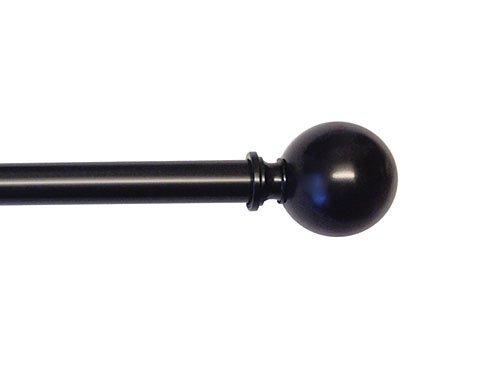 Deb El DEBEL 2720491 90-160 cm métallique Tubby "Tringle à rideaux Noir code EAN 5710528631758 