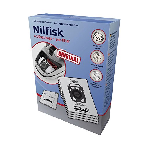 4 SAC ASPIRATEUR NILFISK PRE FILTRE 107412688 e...