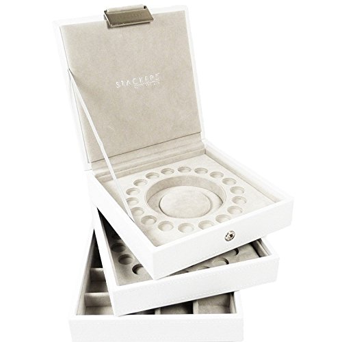 Boîte à bijoux pour bracelets à charms blanc id...