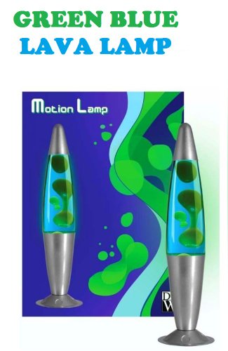 Lampe à lave vert/bleu