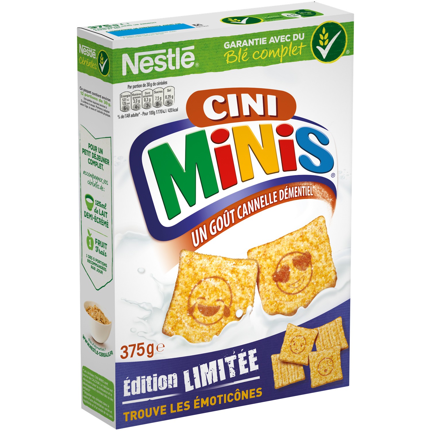NESTLE Céréales à la cannelle Cini-Minis NESTLE code EAN 5900020023094 