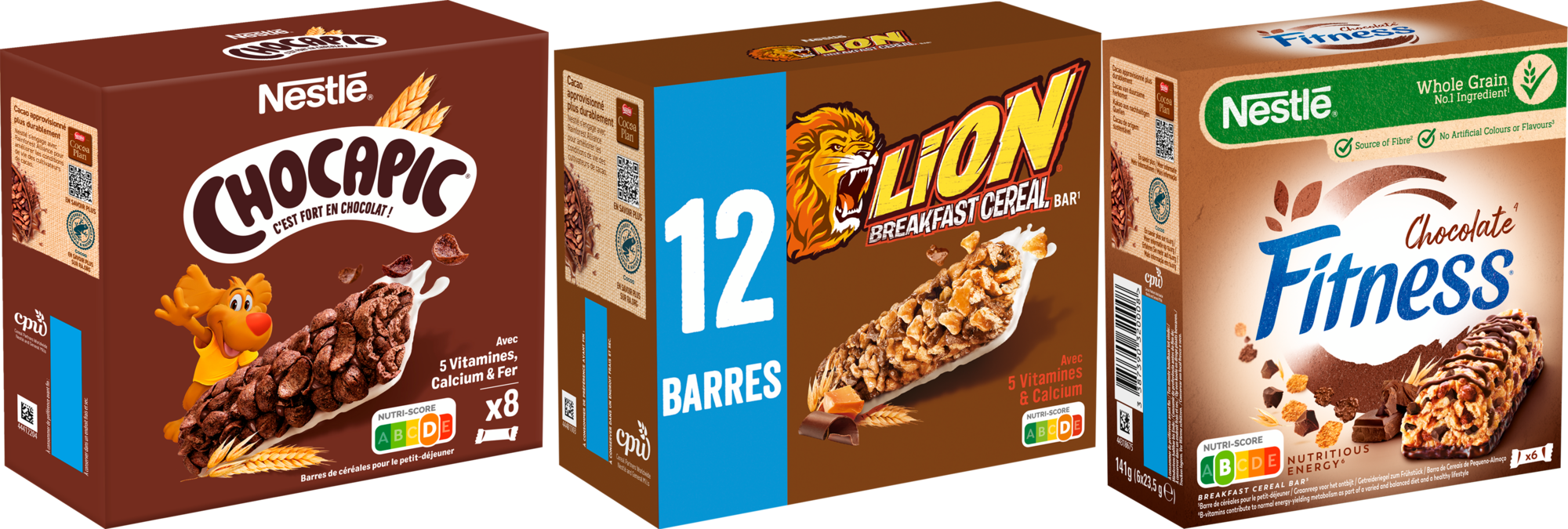 NESTLÉ SUR LES PRODUITS PRÉSENTS EN MAGASIN DE LA GAMME BARRES CÉRÉALES "NESTLÉ" code EAN 5900020040275 