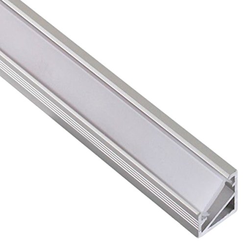 Profilé en aluminium d'angle pour bande LED lum...
