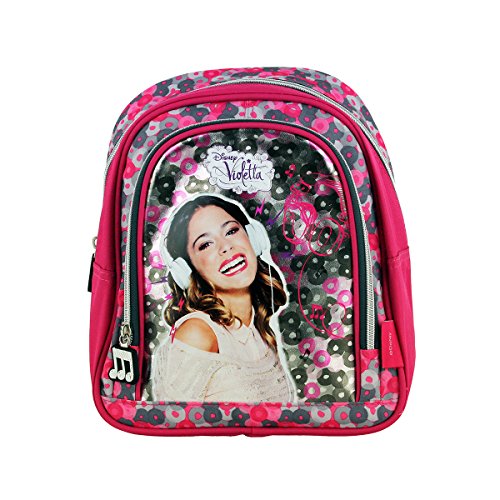 VIOLETTA-DISNEY-SAC A DOS ROSE AVEC NOTES DE MU...