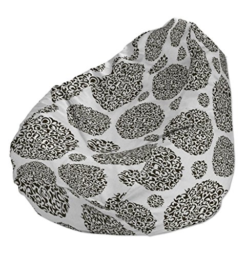 Pouf ø50 x 85 cm blanc-olive sombre