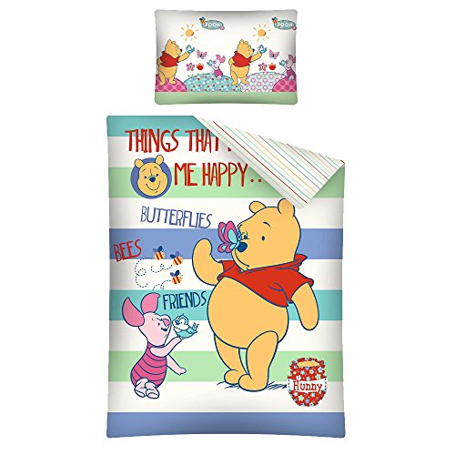 Parure de lit bébé Winnie L'ourson Disney - hou...