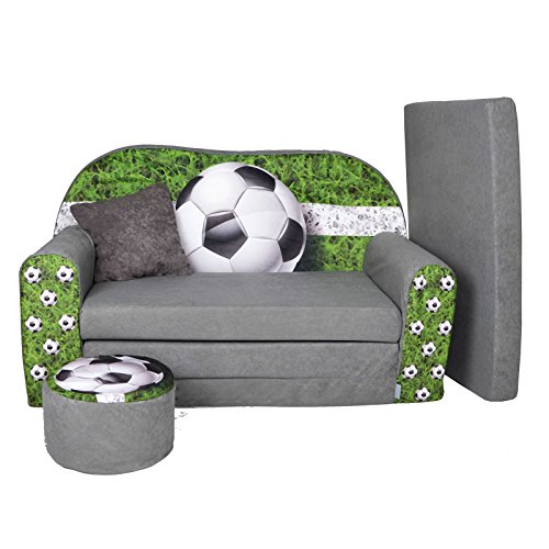 LIT ENFANT FAUTEUILS CANAPÉ SOFA + POUF ET COUS...