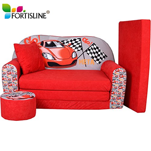 LIT ENFANT FAUTEUILS CANAPÉ SOFA + POUF ET COUS...