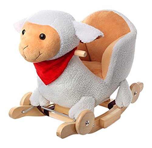 Balançoire mouton à bascule avec roues