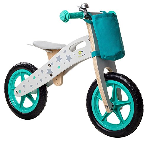 KinderKraft Draisienne Runner STARS vélo vert en bois sans pédales écologique apprentissage code EAN 5902021219858 