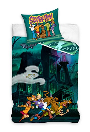 Parure linge de lit réversible 100% coton houss...