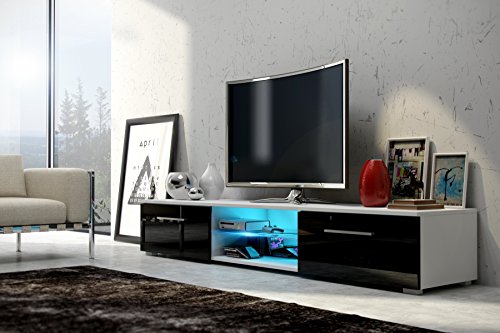 Meuble TV EDITH/ Cabinet pour la TV avec éclair...