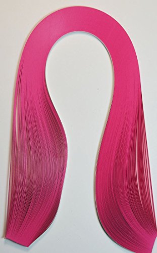 Quillinghobby Bandes pour quilling papier 3 mm Lot de 125 pcs. couleur rose foncé 5902510410452 (5902510410452)