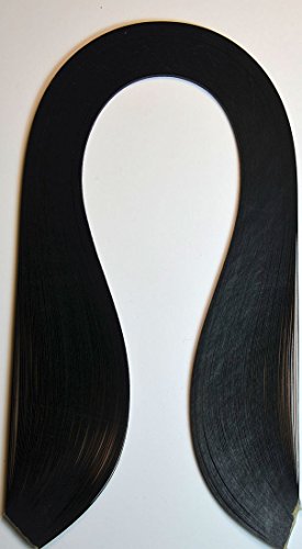 Quillinghobby Bandes pour quilling papier 3 mm Lot de 125 pcs. couleur Noir 5902510410469 (5902510410469)