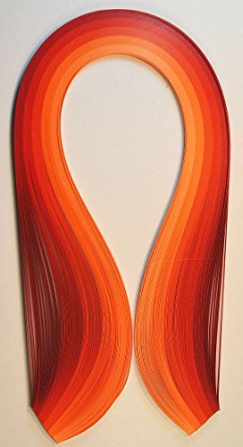 Quillinghobby Bandes pour quilling 3 mm/420 mm mélange de ROUGE 5902510410971 (5902510410971)