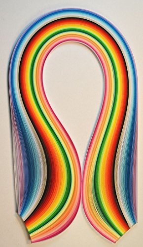 Quillinghobby Bandes pour quilling 3 mm/420 mm mélange de 36 couleurs 5902510411039 (5902510411039)